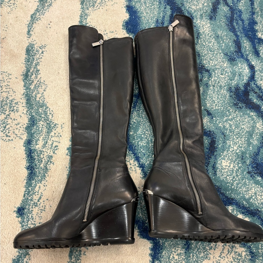 Brand New - Michael Kors Over the Knee Leather Winter Boots